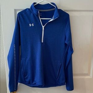 Under Armour Men's Royal Blue Zip-Up Sweater